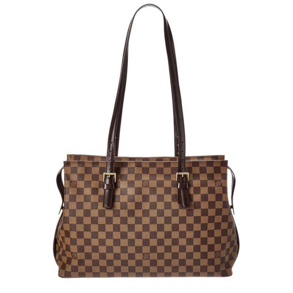 Louis Vuitton Brown Damier Ebene Chelsea One Size (Authentic Pre-Loved)